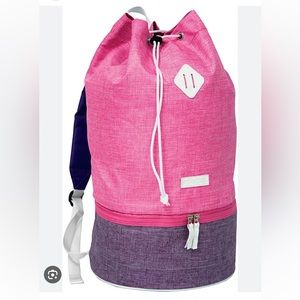 Fitkicks The Throwback Active Lifestyle Daypack Bucket Backpack NWOT